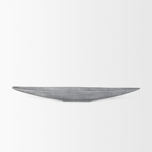 Piero Large Concrete Finished Metal Decorative Bowl