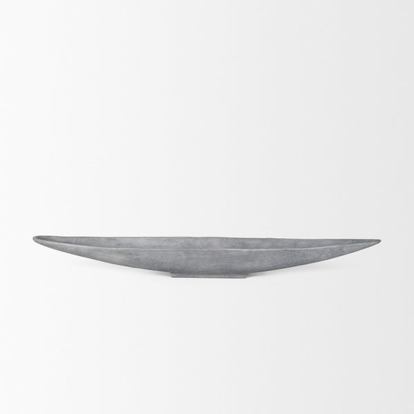 Piero Large Concrete Finished Metal Decorative Bowl