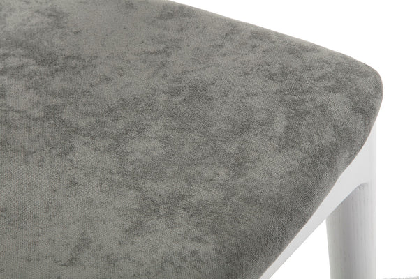 The Presidents Side Chair - White/ gray
