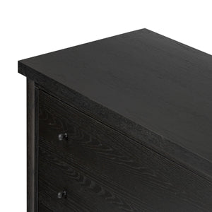 Roark 6 Drawer Dresser - Ebony Oak Veneer