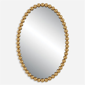 Serna Gold Oval Mirror