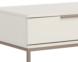 REBEL NIGHTSTAND - LARGE - CHAMPAGNE GOLD - CREAM