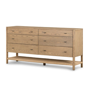 Zuma 6 Drawer Dresser In Dune Ash