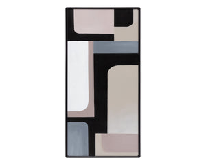 RADICAL INTERPRETATION (SET OF 3) - 28" X 66" - BLACK FLOATER FRAME