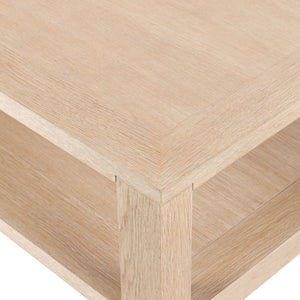Thomas Coffee Table - Bleached Oak Veneer