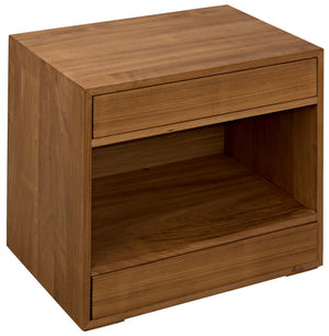 SL05 Side Table, Gold Teak