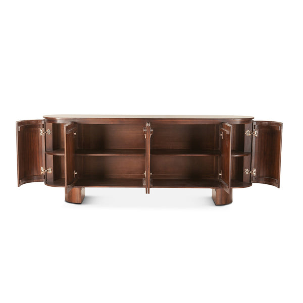 Athena 79" Sideboard, Aged Mahogany