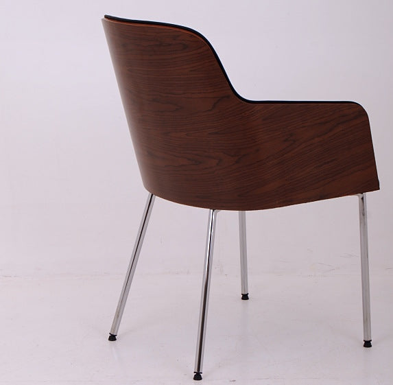 Hudson Arm Plywood/Mb In Black Leather