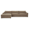 Moe's Farrow Taupe Chenille Left Sectional