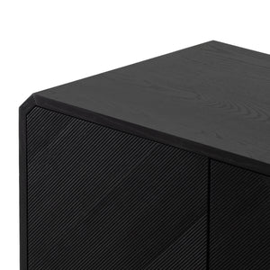 Caspian Sideboard In Black Ash Veneer