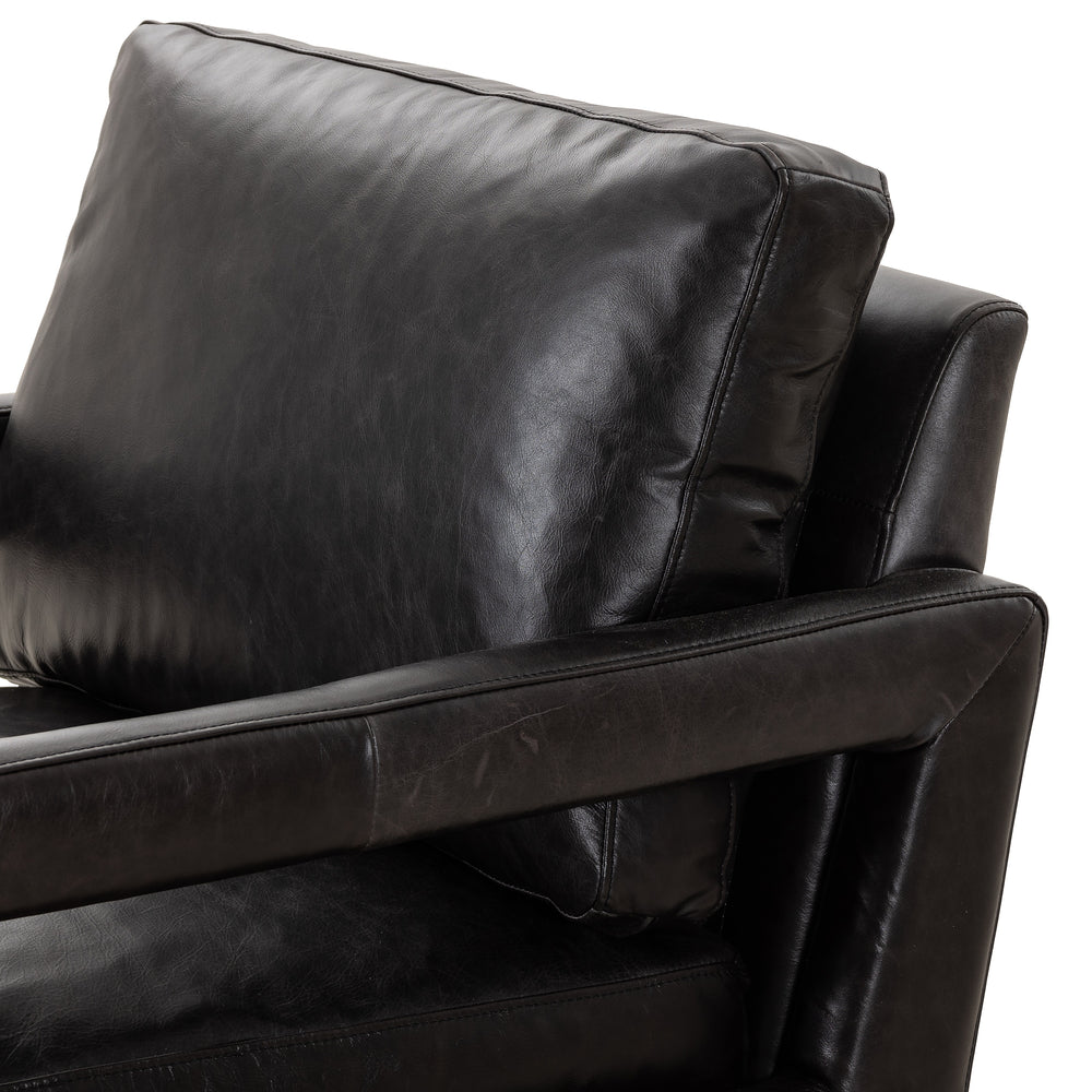 Olson Swivel Chair In Sonoma Black