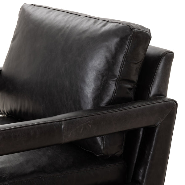 Olson Swivel Chair In Sonoma Black