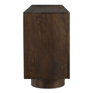 Moe's Hadley Sideboard in Warm Brown Neem Wood