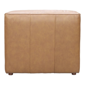 Moe's Form Slipper Chair in Sonoran Tan Leather