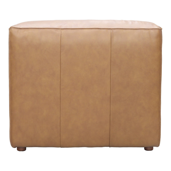 Moe's Form Slipper Chair in Sonoran Tan Leather