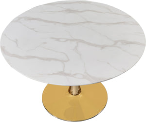 Omar Dining Table In Gold