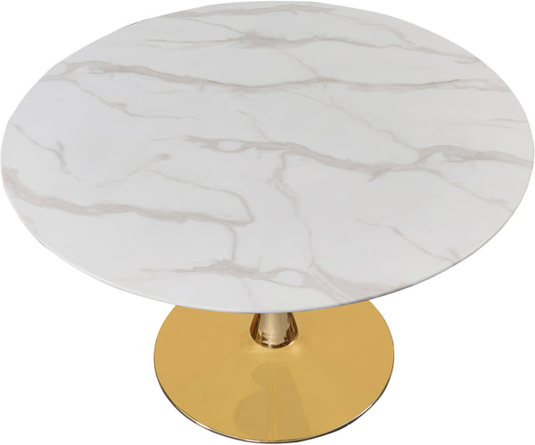 Omar Dining Table In Gold