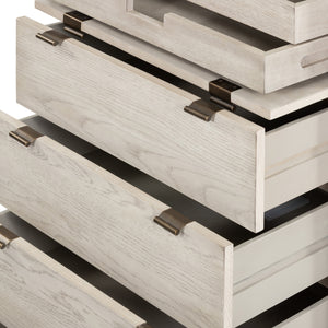 Viggo Tall Dresser In Vintage White Oak