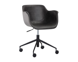 Owen Contemporary Office Chair - Town Grey / Roman Grey