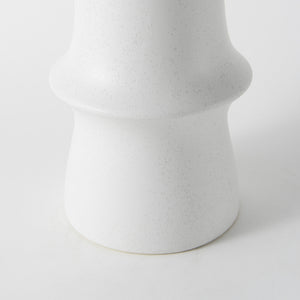 Laforge 17.3H White Ceramic Vase
