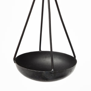 Ellis 10L x 4W Black Metal Vintage Inspired Weighing Scale