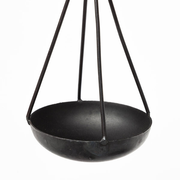 Ellis 10L x 4W Black Metal Vintage Inspired Weighing Scale