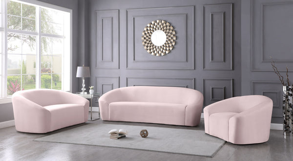 Vivian Chair In Pink Velvet