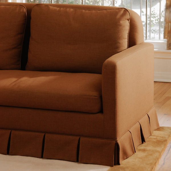 Pellicano Sofa in Terracotta by Gillian Segal
