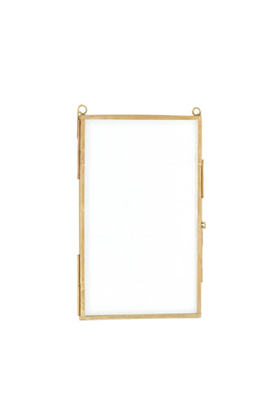 Brass & Glass Photo Frame Extra Small