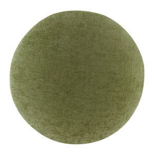 Cielo Chenille Ottoman, Millburry Green