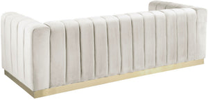 Francis Sofa In Cream Velvet