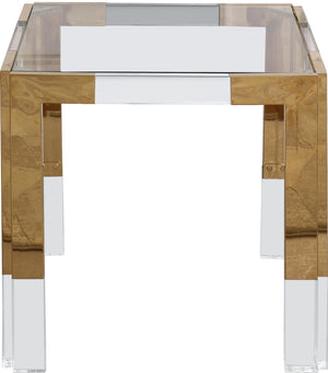 Alberto End Table In Gold