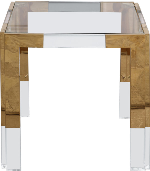 Alberto End Table In Gold