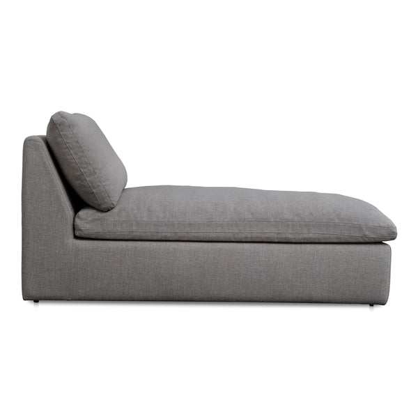 Moe's Miles Outdoor Chaise Speckled Light Grey