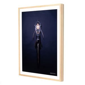 Black Horse Running by Boyd Elder - Vertical Grain 2.5 White Oak
