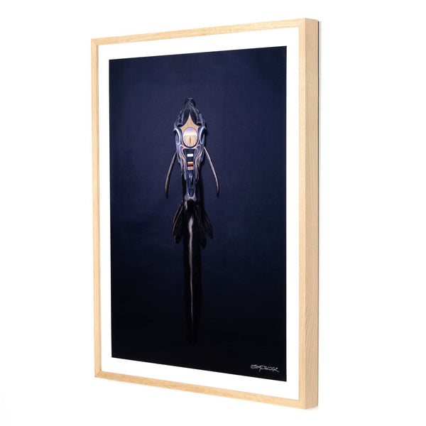 Black Horse Running by Boyd Elder - Vertical Grain 2.5 White Oak