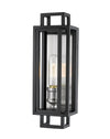 Titania 1 Light Wall Sconce in Black + Brushed Nickel Finish