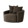 Chloe Swivel Chair In Ivan Granite