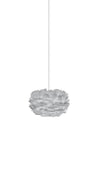 Eos Micro Plug-In Pendant in Grey with White Cord