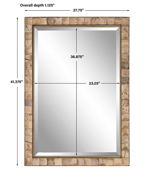 Cocos Coconut Shell Mirror