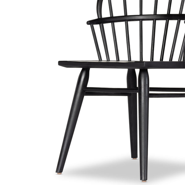 Connor Dining Chair In Black Ash