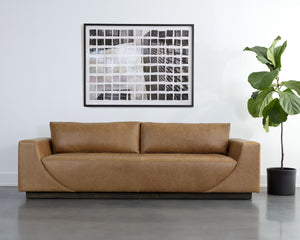 ANAKIN SOFA - DARK BROWN - TUSCANY COGNAC LEATHER