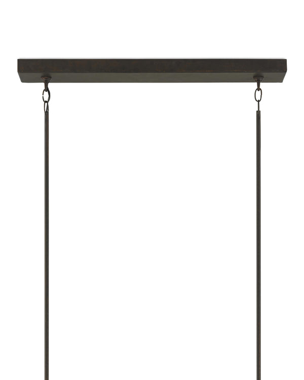 Middleton Bronze Rectangular Chandelier In Bronze Gold