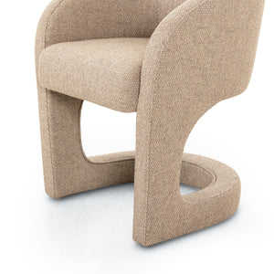 Reynold Dining Armchair In Heron Sand