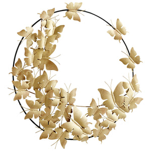 Caesar Wall Decor in Gold and Black