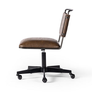 Wharton Desk Chair - Distressed Brown