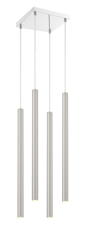 Forest 4 Light Island/Billiard in Chrome Finish