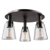 Clarence AC10768OB Flush Mount in Oil Rubbed Bronze