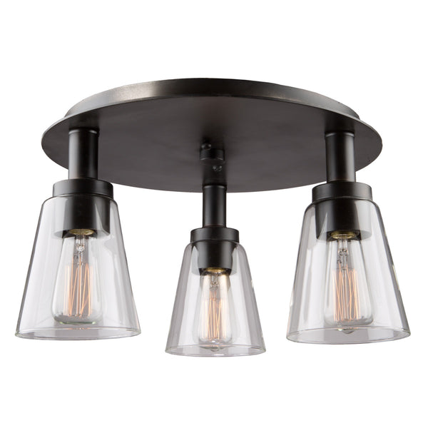 Clarence AC10768OB Flush Mount in Oil Rubbed Bronze