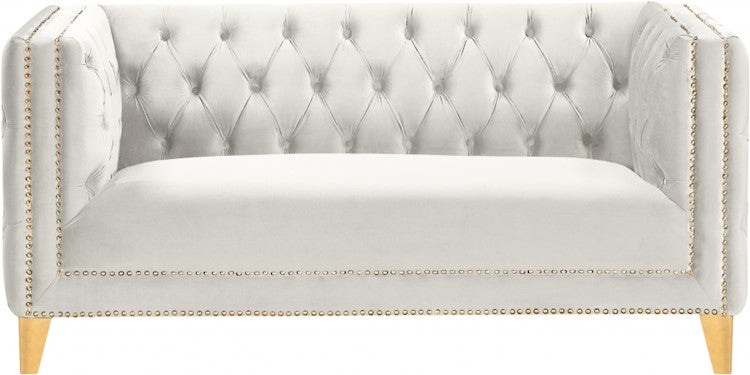 Caroline Velvet Loveseat